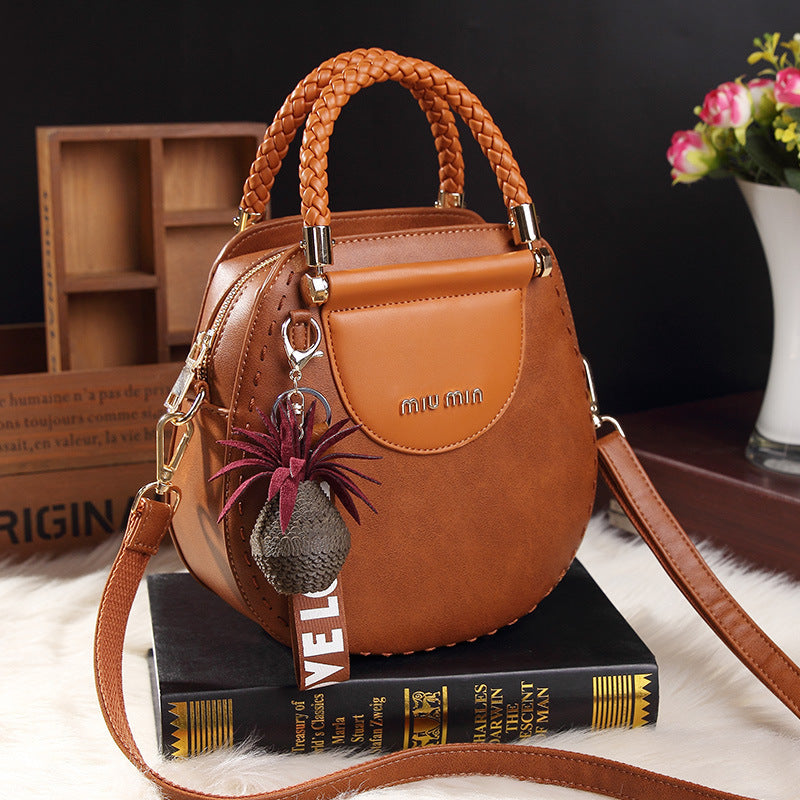 Sac à bandoulière diagonal portable pour femme