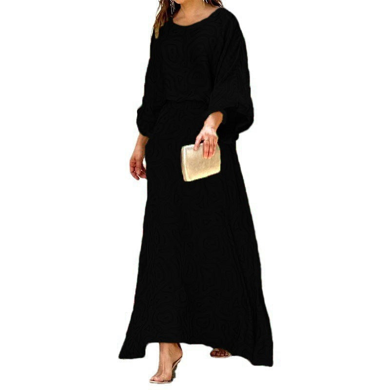 Ensemble 2 pièces pour femme, haut ample à manches longues