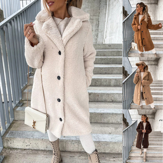 Le Manteau Teddy "Mila" - Longueur Mi-Cuisse
