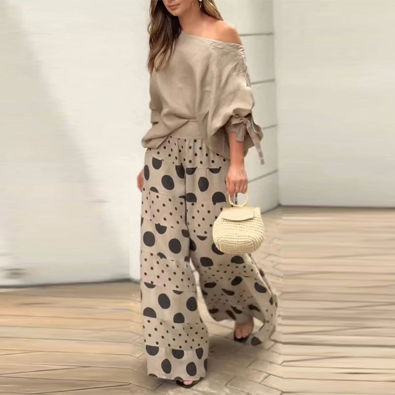 Ensemble décontracté et pantalon pour femme