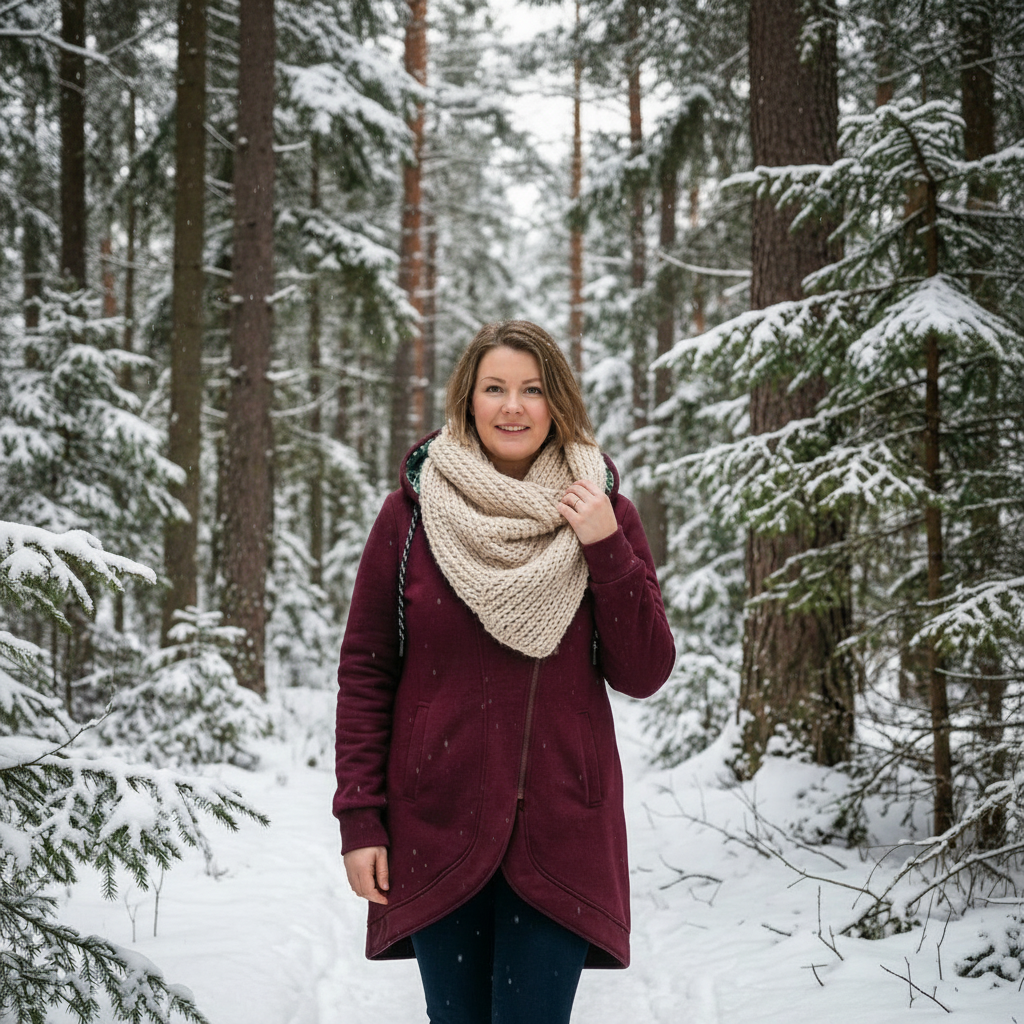 La Veste Cocon "Havana" - Zip Asymétrique