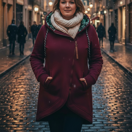 La Veste Cocon "Havana" - Zip Asymétrique