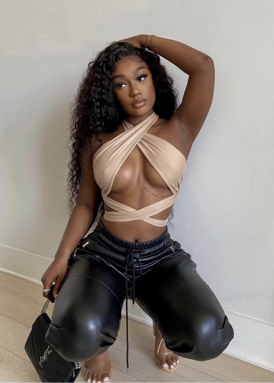 Alma Top – Drapé Élégant