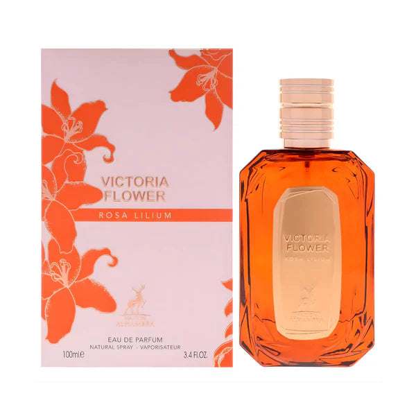 Maison Alhambra Victoria  Flower Rosa Lilium Eau de Parfum 100ml-0