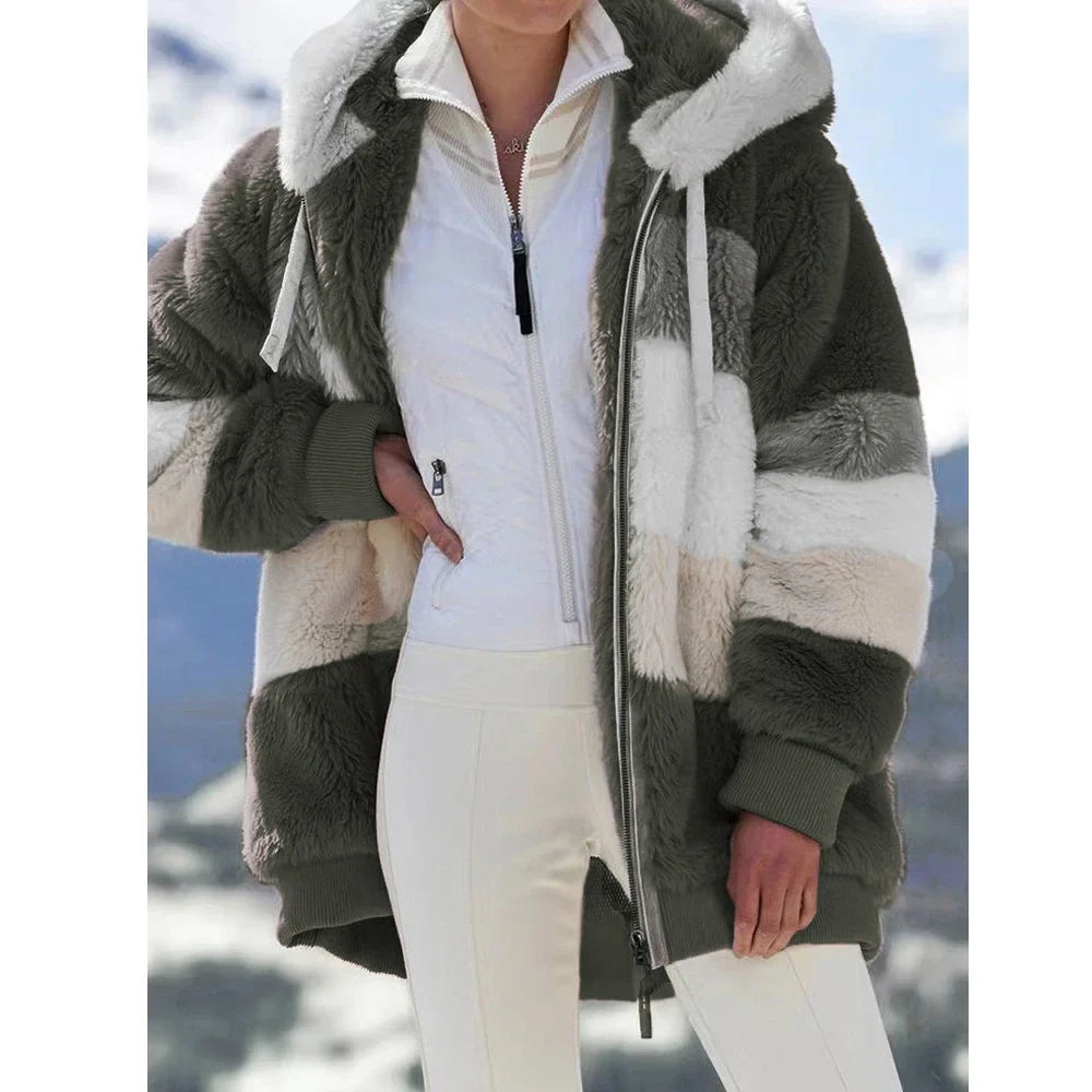 La Veste Sherpa "Chamonix" - Patchwork Doux