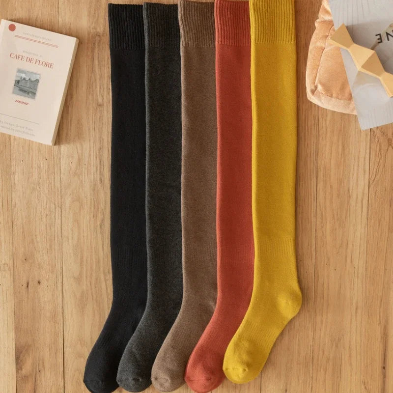 Les Chaussettes Hautes "Hiver" - Doublure Polaire