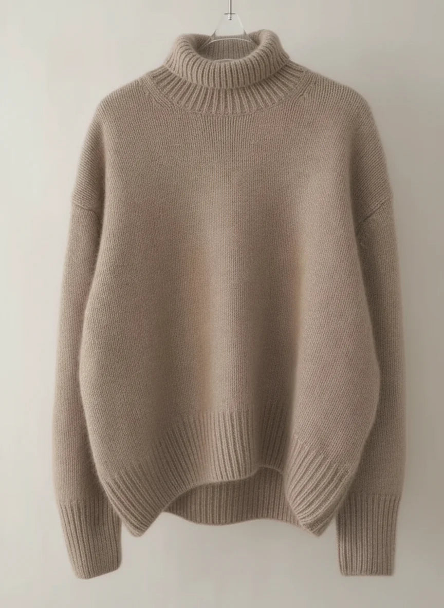 Le Pull Oversize "Romy" - Maille Côtelée