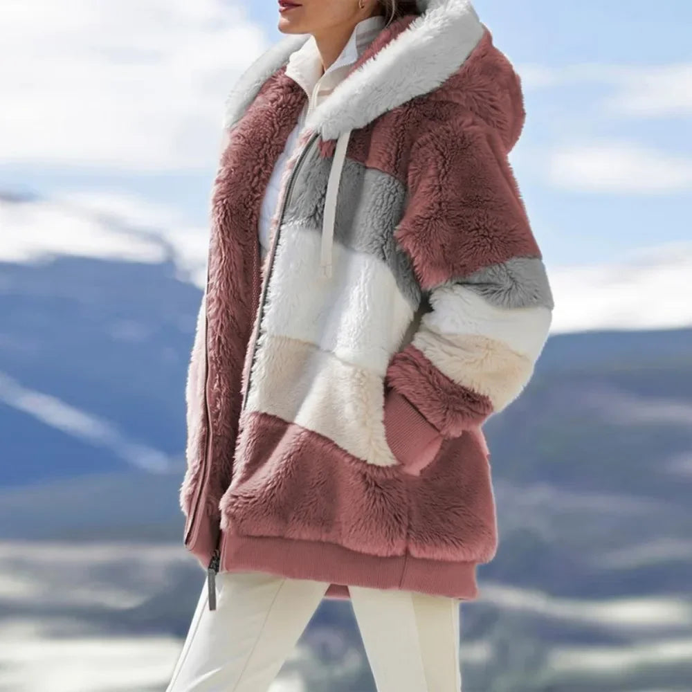La Veste Sherpa "Chamonix" - Patchwork Doux