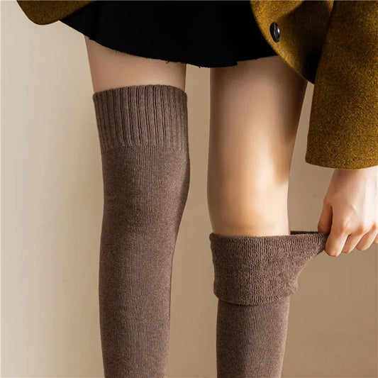 Les Chaussettes Hautes "Hiver" - Doublure Polaire