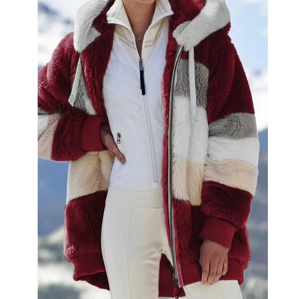 La Veste Sherpa "Chamonix" - Patchwork Doux
