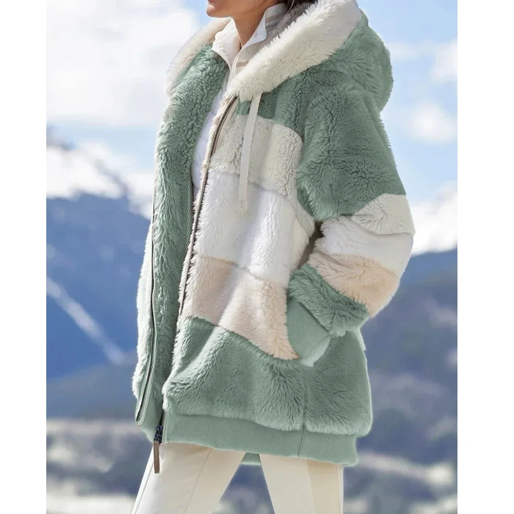 La Veste Sherpa "Chamonix" - Patchwork Doux