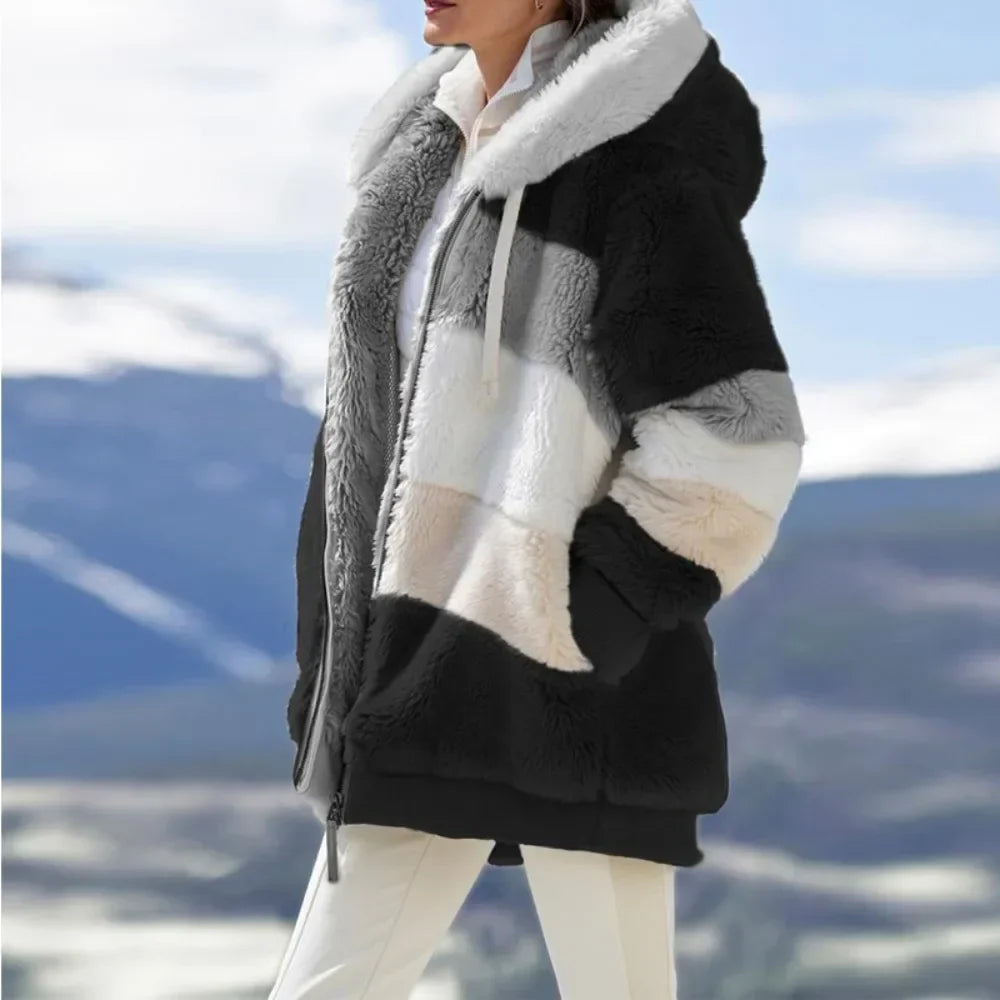 La Veste Sherpa "Chamonix" - Patchwork Doux