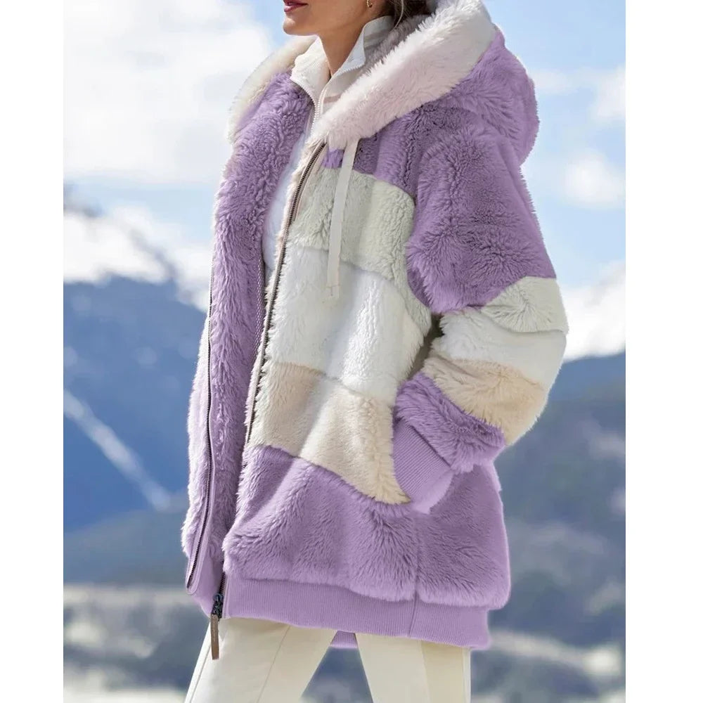 La Veste Sherpa "Chamonix" - Patchwork Doux
