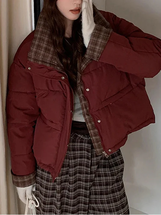 La Doudoune "London" - Col Tartan