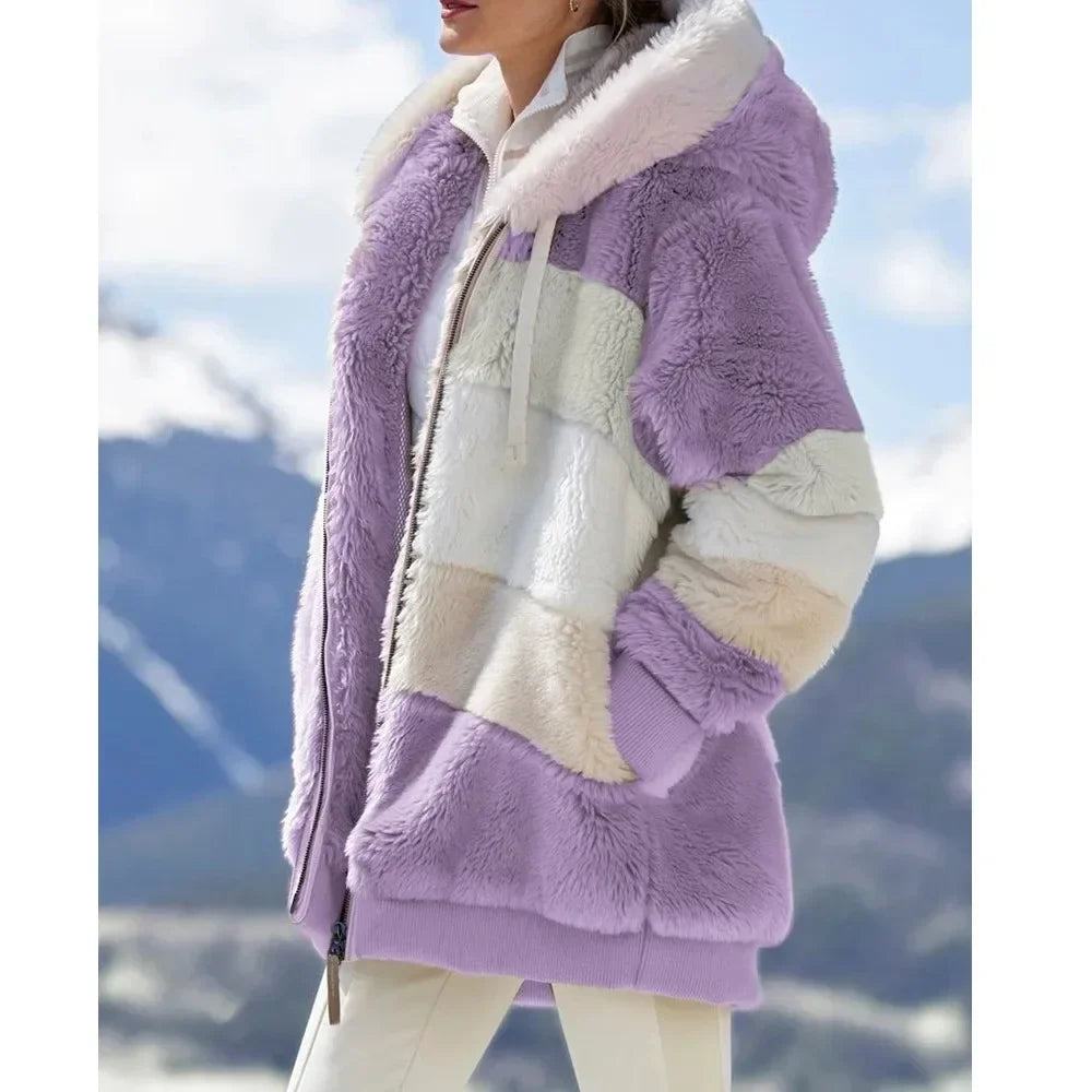 La Veste Sherpa "Chamonix" - Patchwork Doux
