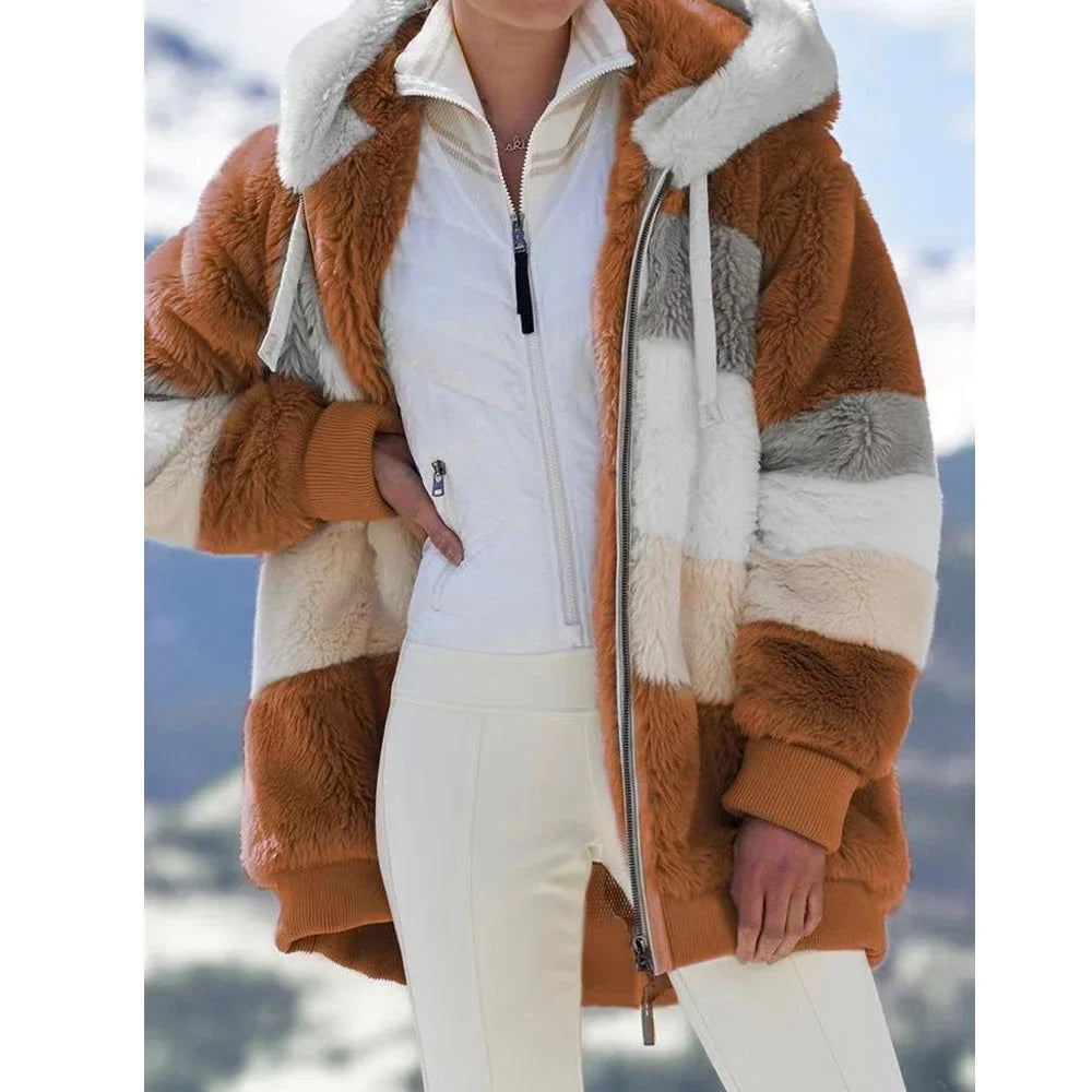La Veste Sherpa "Chamonix" - Patchwork Doux