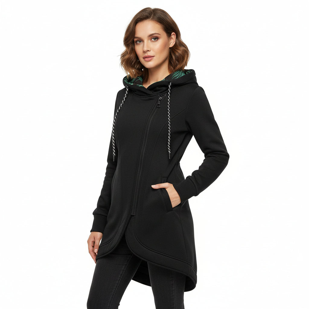 La Veste Cocon "Havana" - Zip Asymétrique