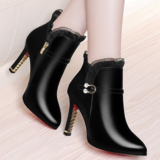 Bottes à talons hauts