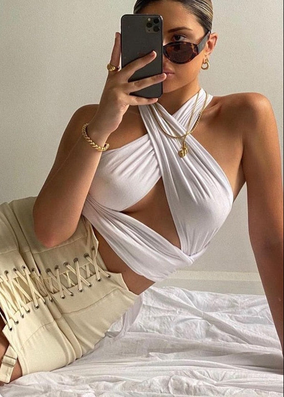 Alma Top – Drapé Élégant